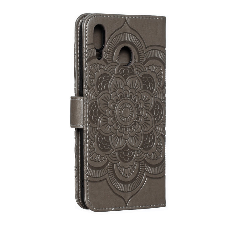 Mandala Embossing Pattern Horizontal Flip Leather Case for Galaxy M20, with Holder & Card Slots & Wallet & Photo Frame &  Lanyard