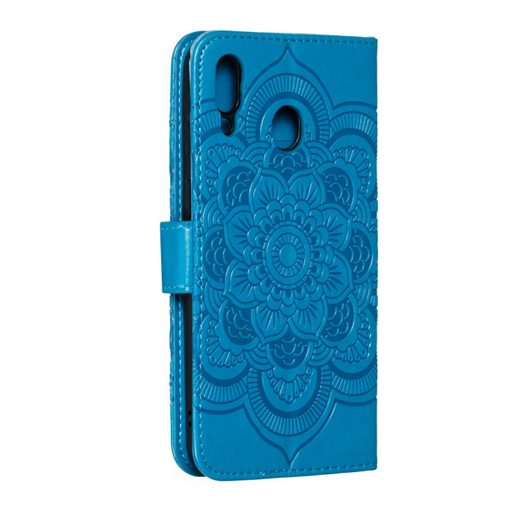 Mandala Embossing Pattern Horizontal Flip Leather Case for Galaxy M20, with Holder & Card Slots & Wallet & Photo Frame &  Lanyard