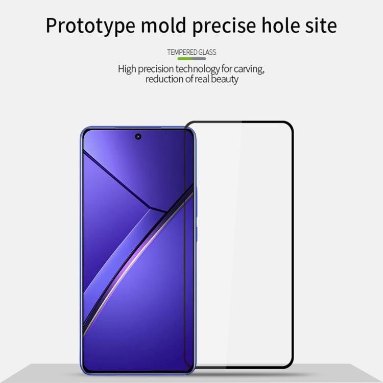 For Realme Neo7 MOFI 9H 2.5D Full Screen Tempered Glass Film - Black