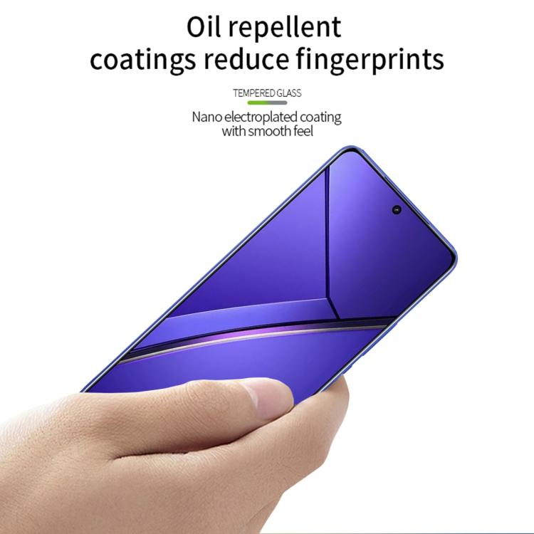 For Realme Neo7 MOFI 9H 2.5D Full Screen Tempered Glass Film - Black