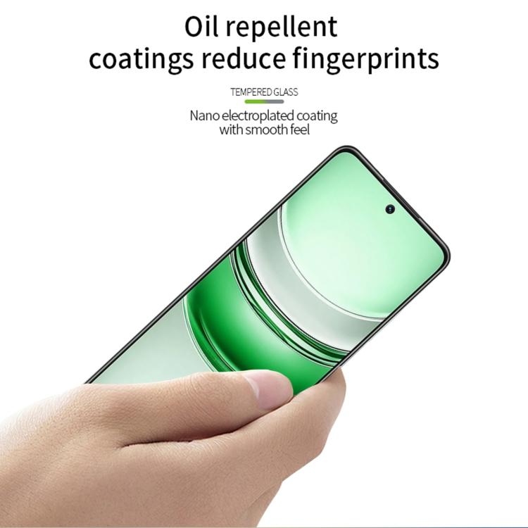 For Realme 14X / V60 Pro / C75 MOFI 9H 2.5D Full Screen Tempered Glass Film - Black