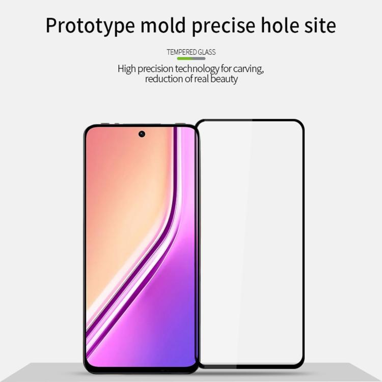 For Realme P3x 5G MOFI 9H 2.5D Full Screen Tempered Glass Film - Black