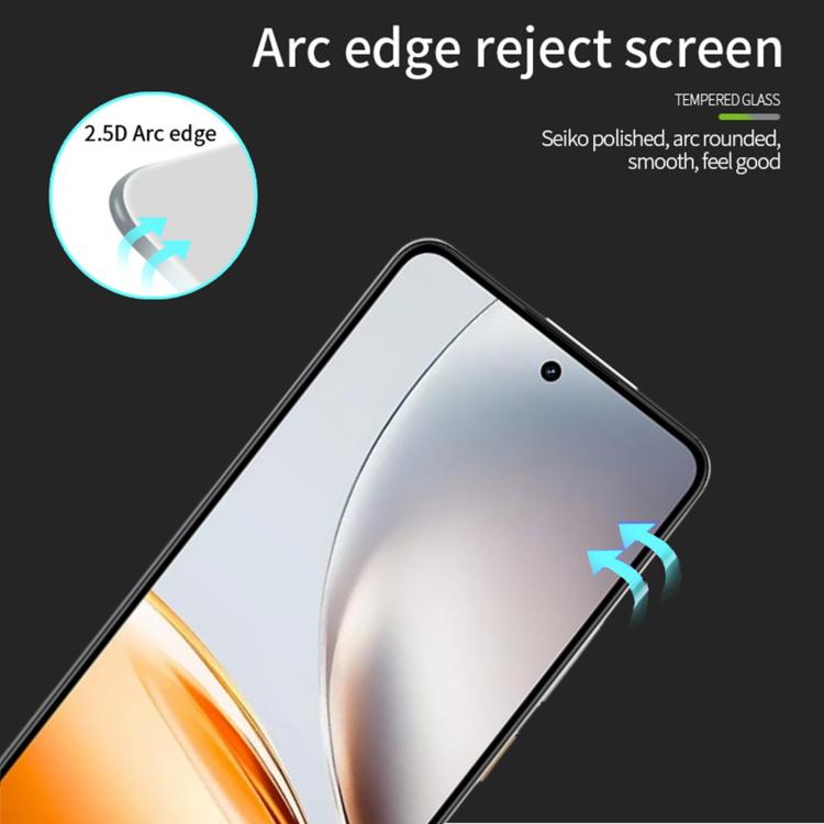 For Realme P3 5G / 14 5G MOFI 9H 2.5D Full Screen Tempered Glass Film - Black