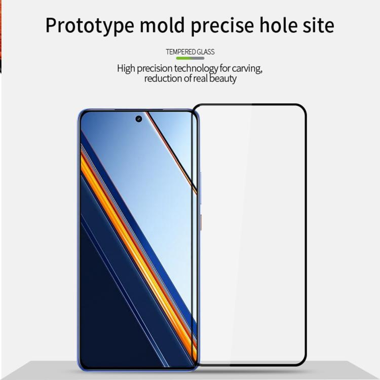 For Realme Neo7 SE MOFI 9H 2.5D Full Screen Tempered Glass Film - Black