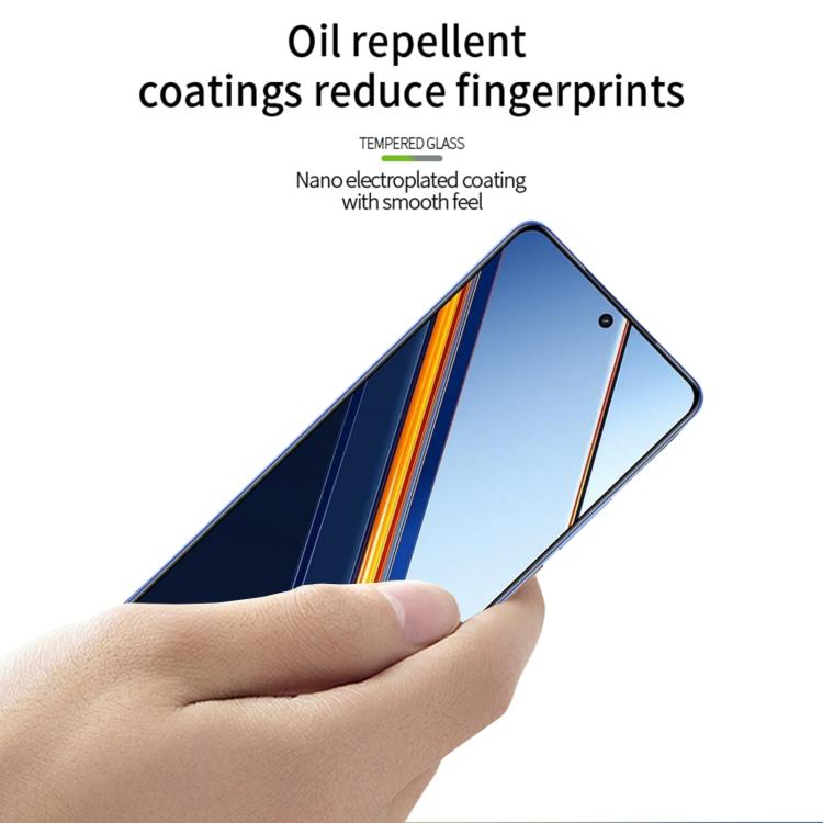 For Realme Neo7 SE MOFI 9H 2.5D Full Screen Tempered Glass Film - Black
