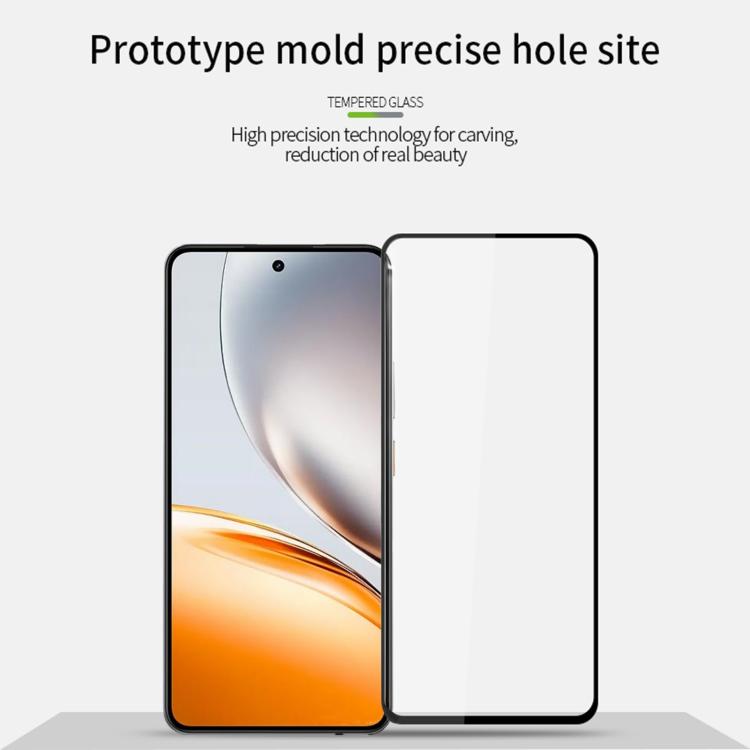 For Realme Neo7x MOFI 9H 2.5D Full Screen Tempered Glass Film - Black