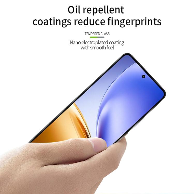 For Realme 14 / 14T MOFI 9H 2.5D Full Screen Tempered Glass Film - Black
