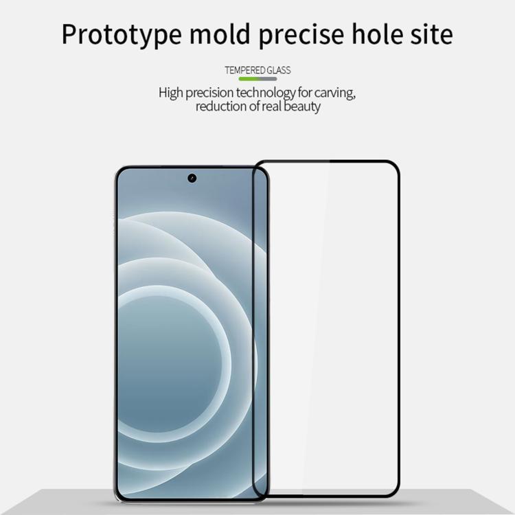 For Realme Neo7 Turbo MOFI 9H 2.5D Full Screen Tempered Glass Film - Black