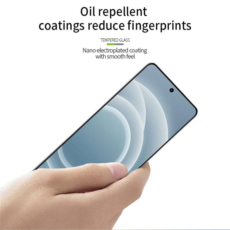 For Realme Neo7 Turbo MOFI 9H 2.5D Full Screen Tempered Glass Film - Black