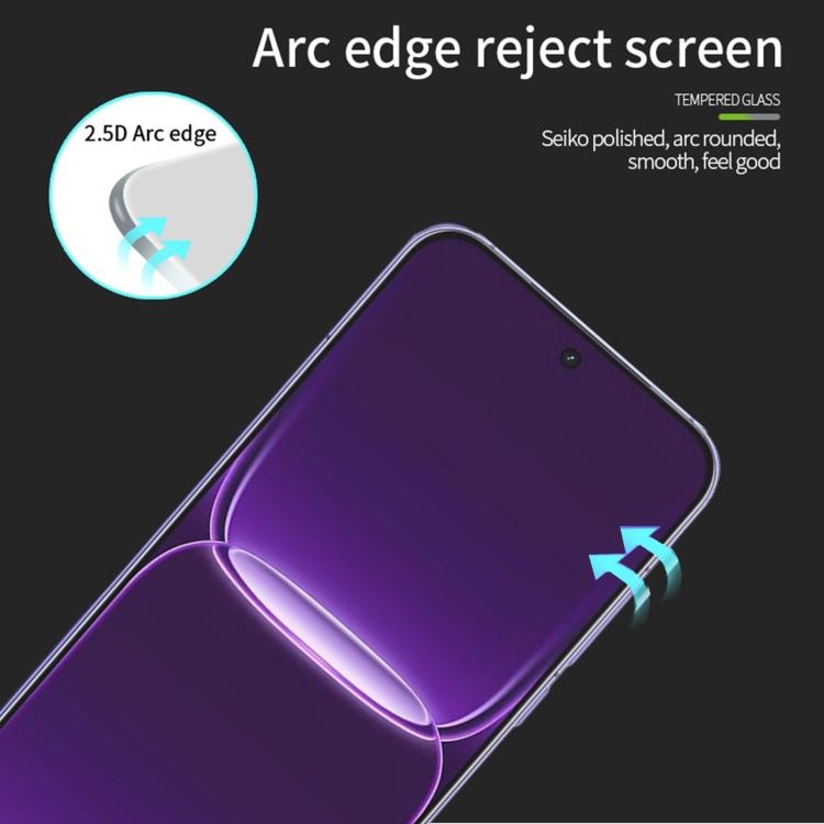 For Realme Neo8 Unlock MOFI 9H 2.5D Full Screen Tempered Glass Film - Black