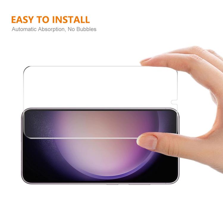 For Samsung Galaxy S25 Edge 5G ENKAY 0.18mm High Aluminum-silicon Tempered Glass Film, Support Ultrasonic Fingerprint Unclock