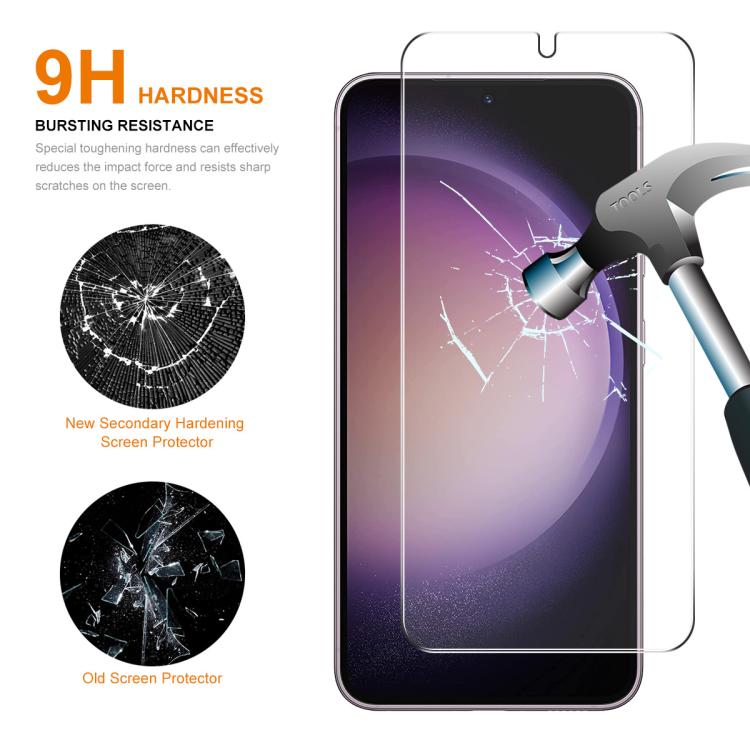For Samsung Galaxy S26 5G ENKAY 0.18mm High Aluminum-silicon Tempered Glass Film, Support Ultrasonic Fingerprint Unclock