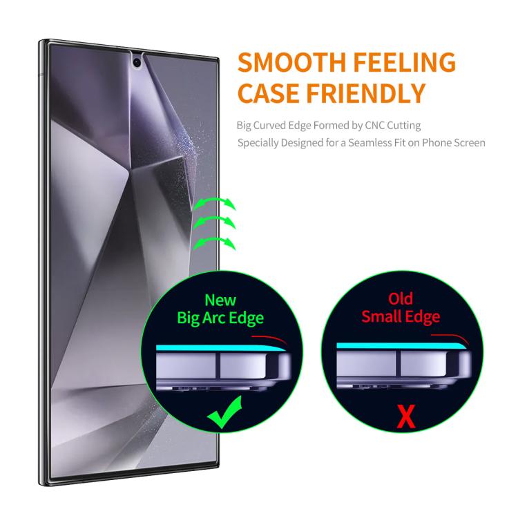 For Samsung Galaxy S26 Ultra 5G ENKAY 0.18mm High Aluminum-silicon Tempered Glass Film, Support Ultrasonic Fingerprint Unclock