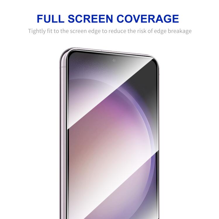 For Samsung Galaxy S25 Edge ENKAY Hat-Prince 0.18mm High Aluminum-silicon Tempered Glass Film, Support Ultrasonic Fingerprint Unclock