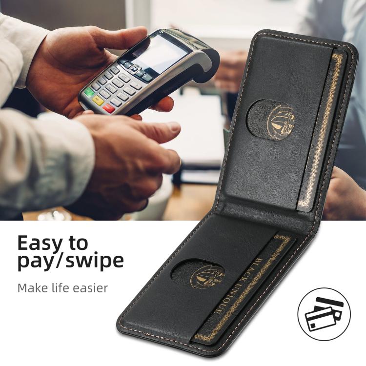 For iPhone 17e / 16e Suteni H17 Oil Eax Leather MagSafe Detachable Wallet Phone Case