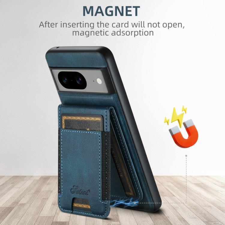 For Google Pixel 9 Suteni H17 Oil Eax Leather Detachable Wallet Phone Case