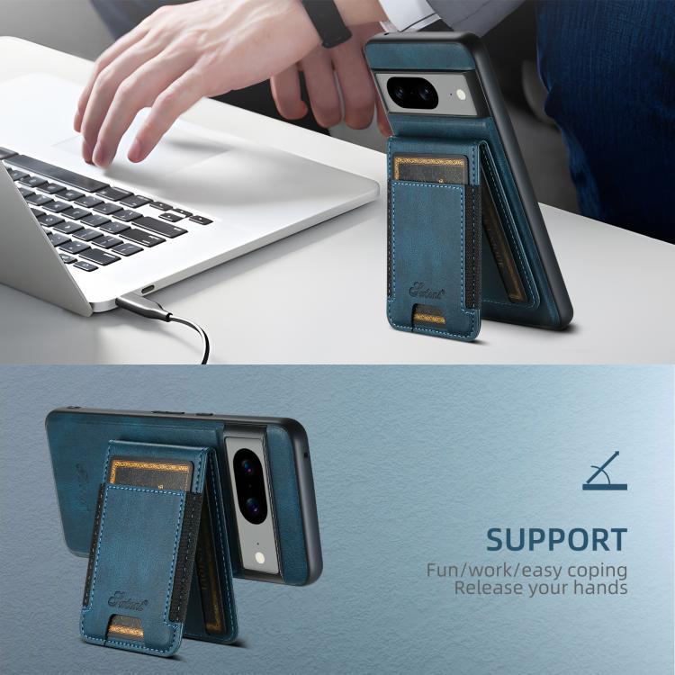 For Google Pixel 9 Pro Suteni H17 Oil Eax Leather Detachable Wallet Phone Case