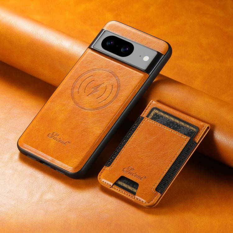 For Google Pixel 9 Pro XL Suteni H17 Oil Eax Leather Detachable Wallet Phone Case