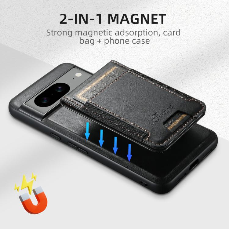 For Google Pixel 10 Pro Suteni H17 Oil Eax Leather Detachable Wallet Phone Case