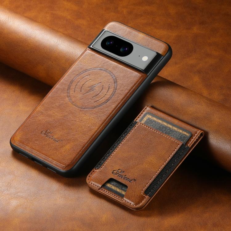 For Google Pixel 10 Pro Suteni H17 Oil Eax Leather Detachable Wallet Phone Case