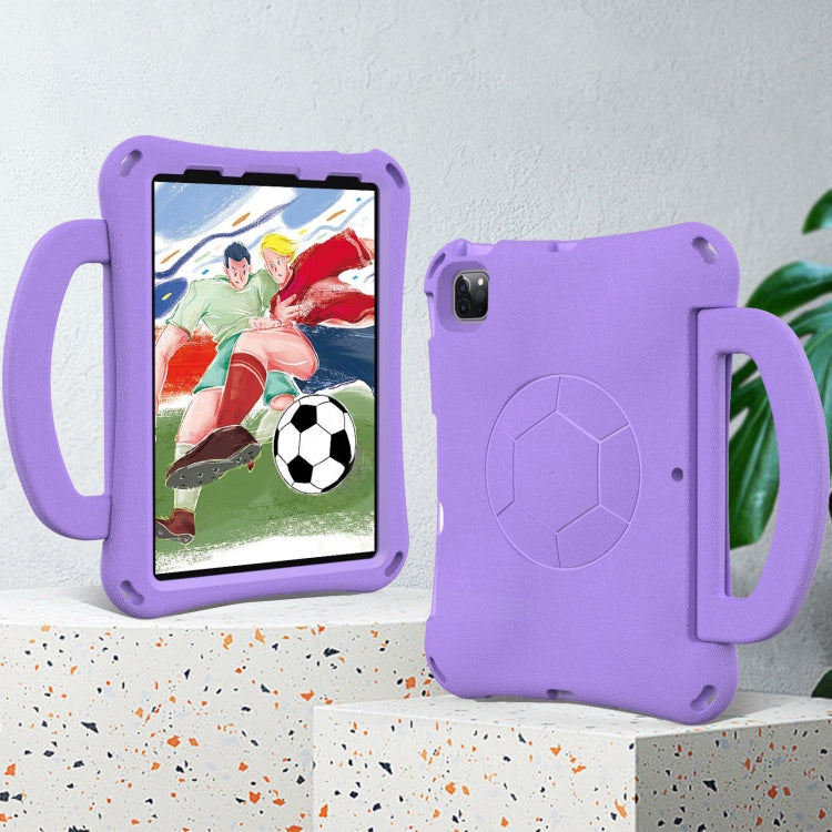 For iPad Pro 11 2025 / 2024 Handle Football Shaped EVA Shockproof Tablet Case
