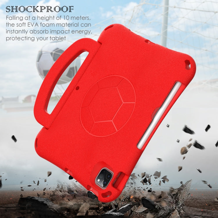 For iPad Pro 11 2025 / 2024 Handle Football Shaped EVA Shockproof Tablet Case