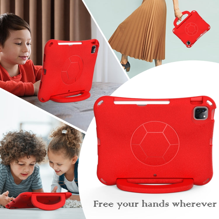 For iPad Pro 11 2025 / 2024 Handle Football Shaped EVA Shockproof Tablet Case
