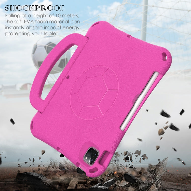 For iPad Pro 11 2025 / 2024 Handle Football Shaped EVA Shockproof Tablet Case