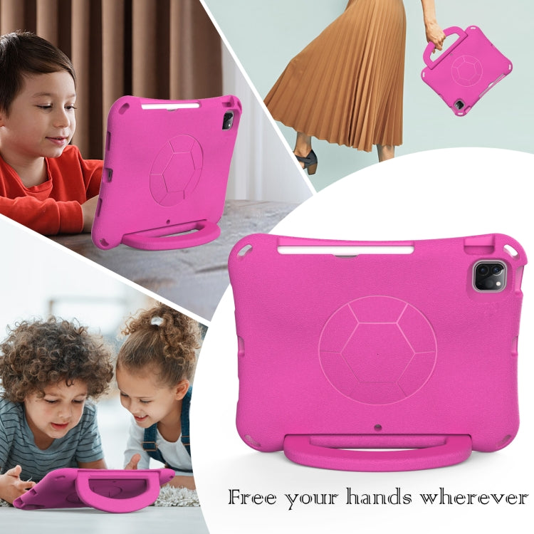 For iPad Pro 11 2025 / 2024 Handle Football Shaped EVA Shockproof Tablet Case