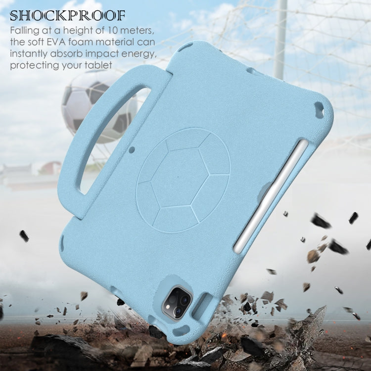 For iPad Pro 11 2025 / 2024 Handle Football Shaped EVA Shockproof Tablet Case
