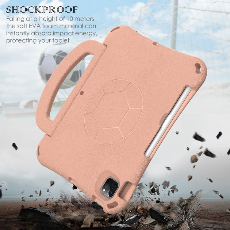 For iPad Pro 11 2025 / 2024 Handle Football Shaped EVA Shockproof Tablet Case