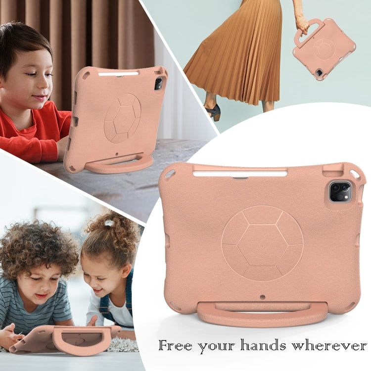 For iPad Pro 11 2025 / 2024 Handle Football Shaped EVA Shockproof Tablet Case