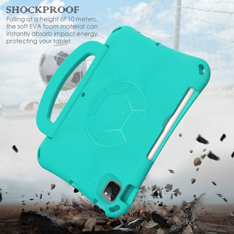 For iPad Pro 11 2025 / 2024 Handle Football Shaped EVA Shockproof Tablet Case