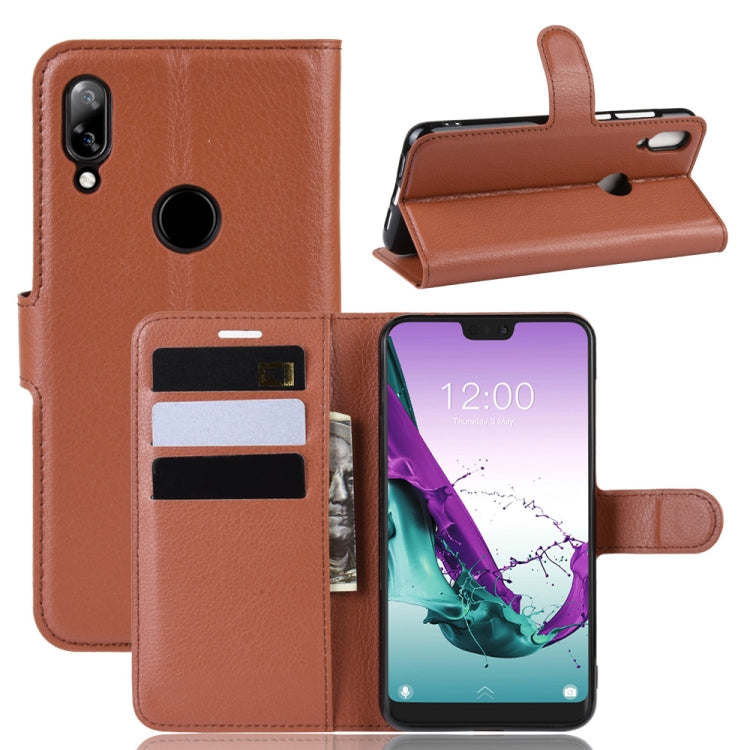 Litchi Texture Horizontal Flip Leather Case for Doogee N10, with Wallet & Holder & Card Slots