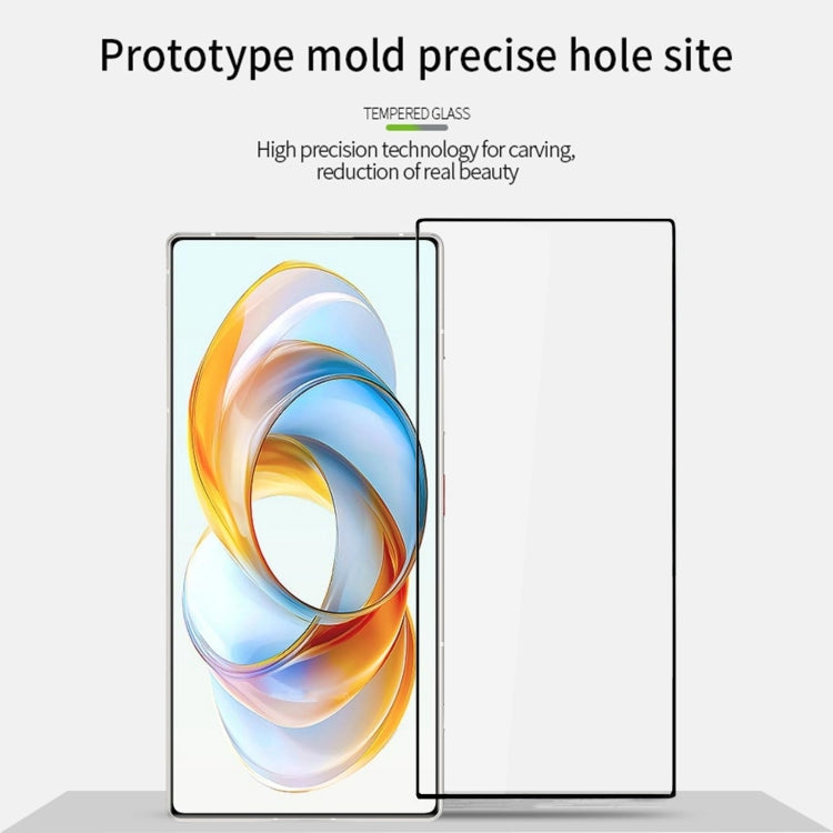 For ZTE nubia Z70 Ultra MOFI 9H 2.5D Full Screen Tempered Glass Film - Black