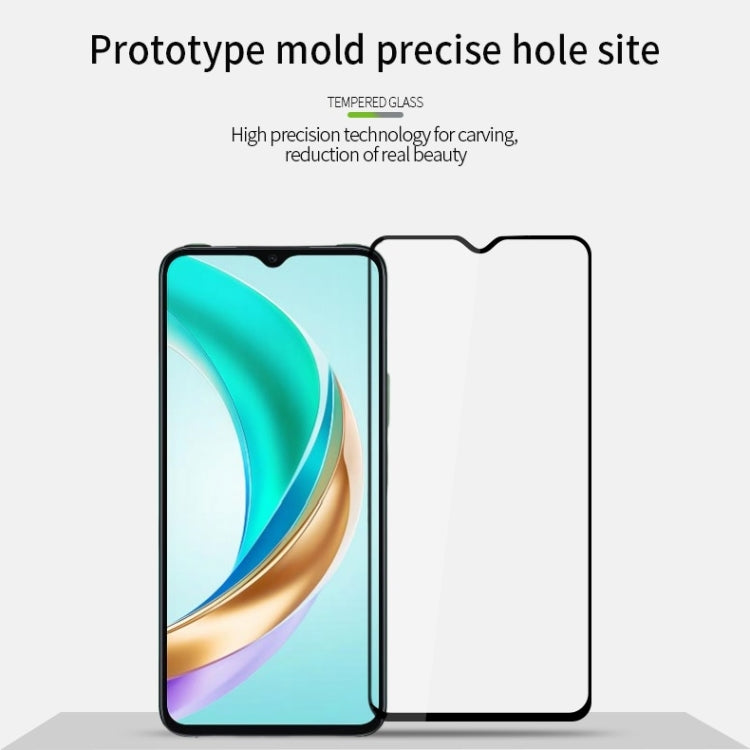For Honor X6b MOFI 9H 2.5D Full Screen Tempered Glass Film - Black