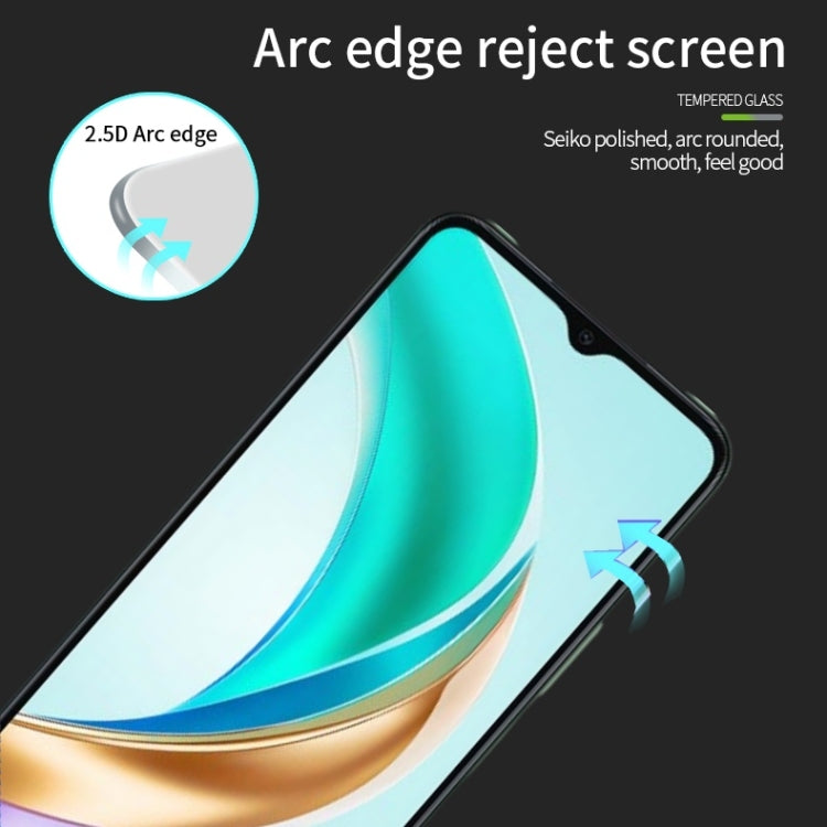 For Honor X6b MOFI 9H 2.5D Full Screen Tempered Glass Film - Black
