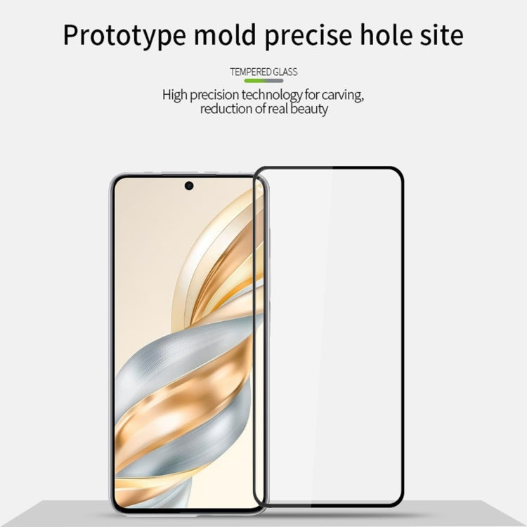 For Honor X60 MOFI 9H 2.5D Full Screen Tempered Glass Film - Black