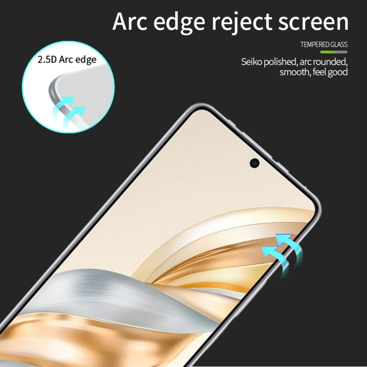 For Honor X60 MOFI 9H 2.5D Full Screen Tempered Glass Film - Black