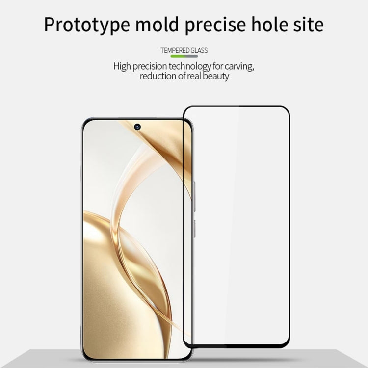 For Honor 300 MOFI 9H 2.5D Full Screen Tempered Glass Film - Black