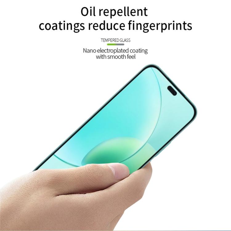 For Honor 400 Lite Global / X70i MOFI 9H 2.5D Full Screen Tempered Glass Film - Black
