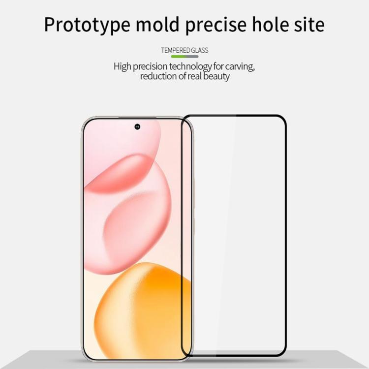 For Honor 400 Global 156.5mm MOFI 9H 2.5D Full Screen Tempered Glass Film - Black