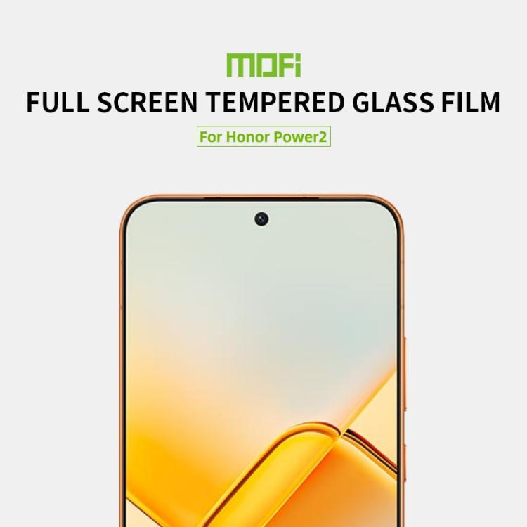 For Honor Power2 MOFI 9H 2.5D Full Screen Tempered Glass Film - Black