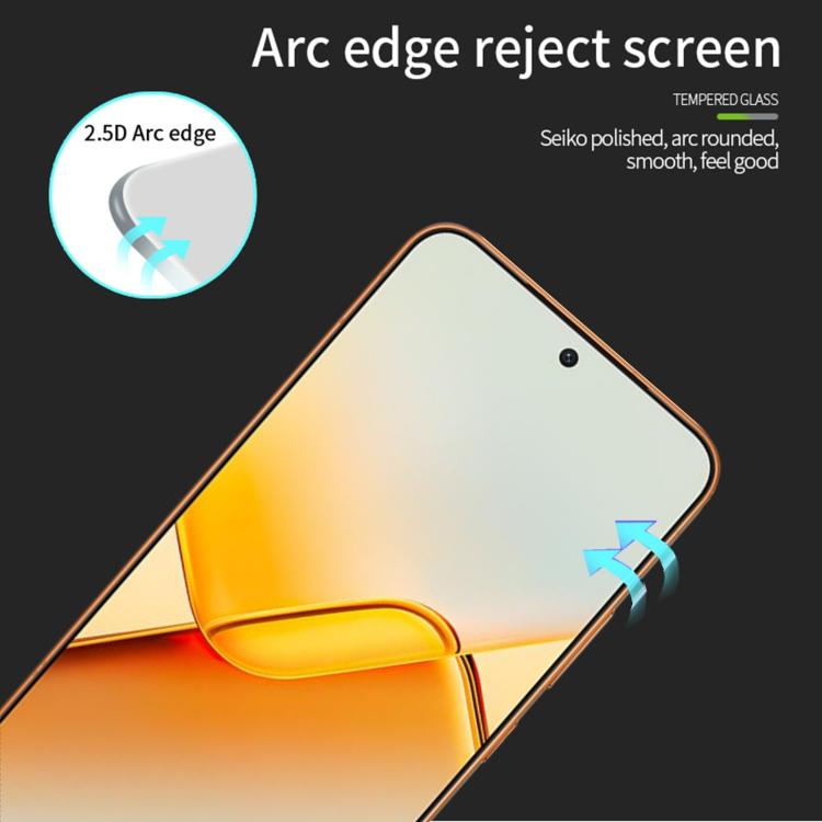 For Honor Power2 MOFI 9H 2.5D Full Screen Tempered Glass Film - Black