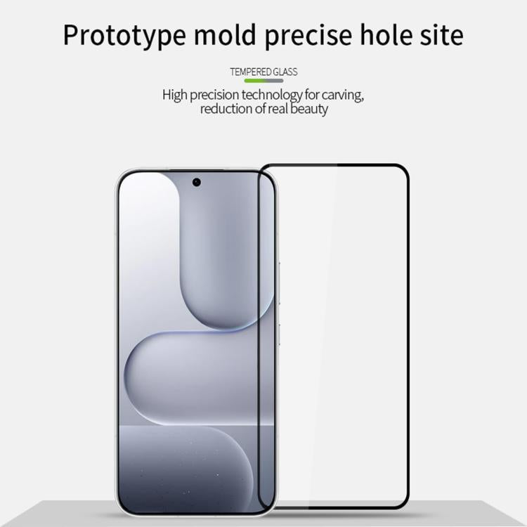 For Honor 500 / 500 Pro Global 155.8mm MOFI 9H 2.5D Full Screen Tempered Glass Film - Black