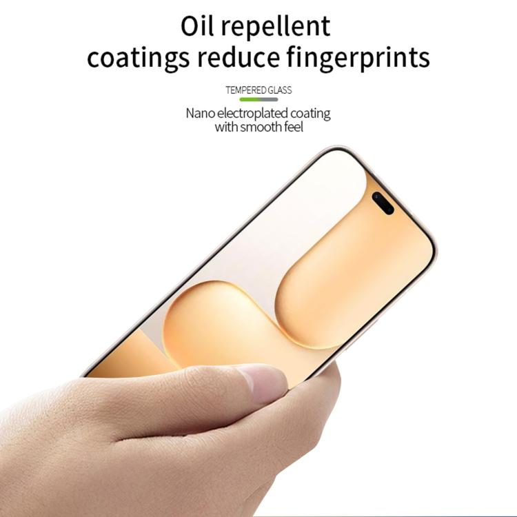 For Honor 600 Lite Global / X80i MOFI 9H 2.5D Full Screen Tempered Glass Film - Black