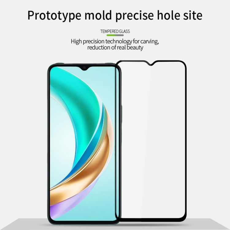 For Honor X6b PINWUYO 9H 2.5D Full Screen Tempered Glass Film - Black
