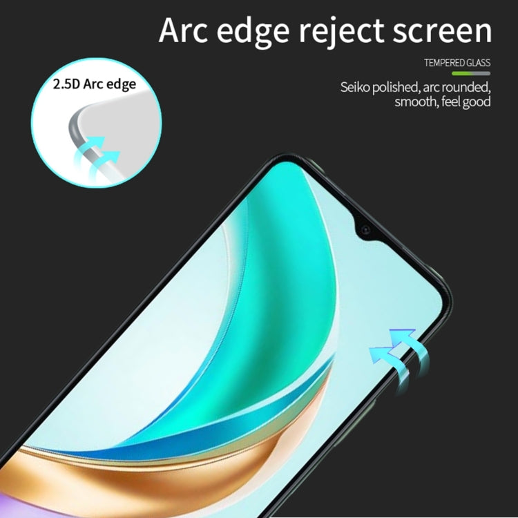 For Honor X6b PINWUYO 9H 2.5D Full Screen Tempered Glass Film - Black