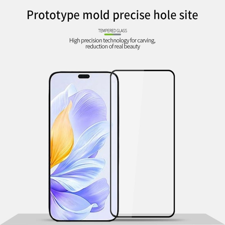 For Honor X60i PINWUYO 9H 2.5D Full Screen Tempered Glass Film - Black