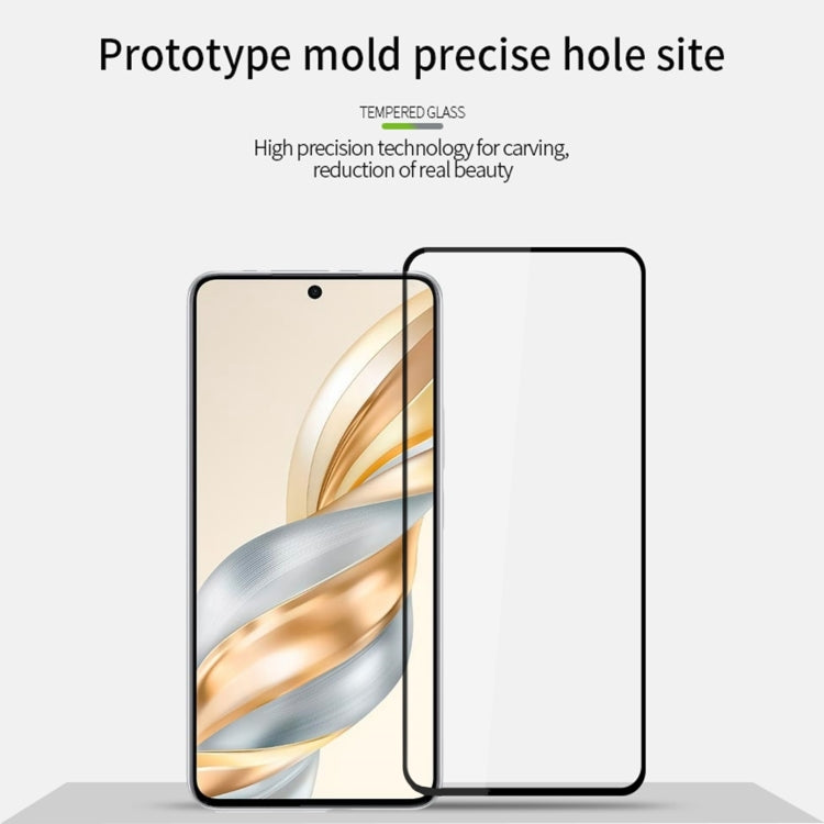 For Honor X60 PINWUYO 9H 2.5D Full Screen Tempered Glass Film - Black